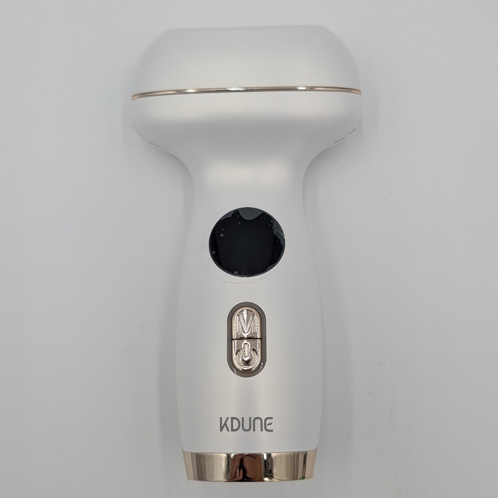 KDUNE Microcurrent Facial Massager Device White USB Rechargeable Open Box